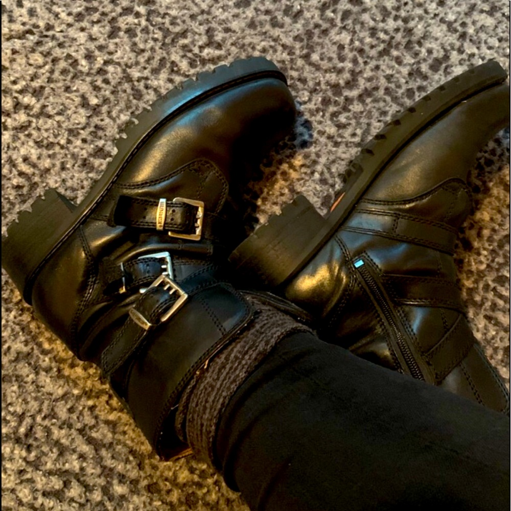 Harley Davidson Leather Boots